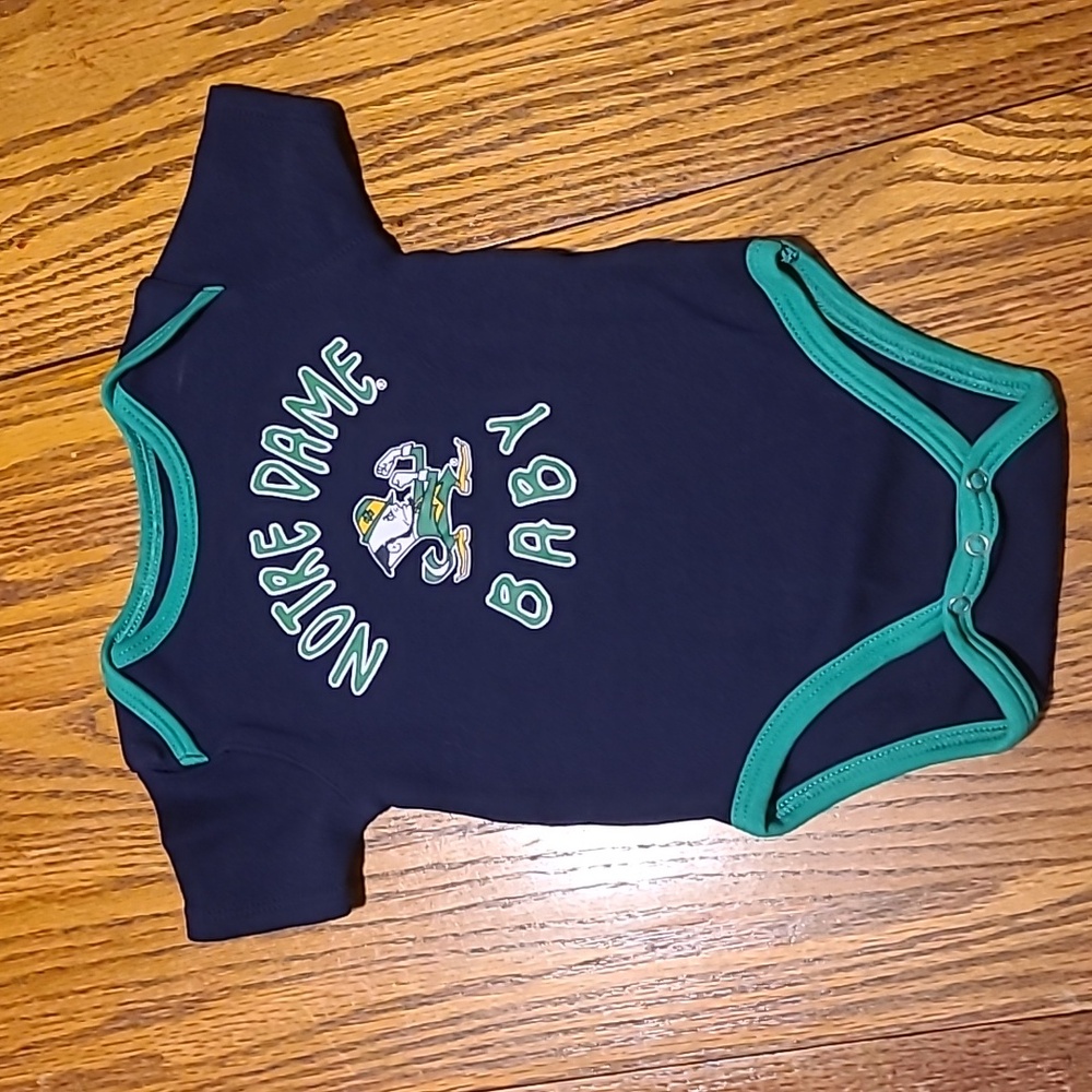 Notre Dame Baby Navy Blue One Piece - 6/9 Months - Picture 2 of 7